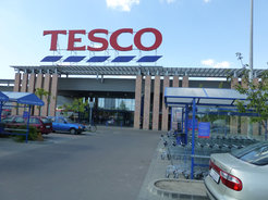 The new Tesco superstore.