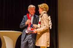Marie-Claire Foblets receives honorary doctorate of the Facultés Universitaires Saint-Louis, Brussels.