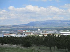 The organized industrial zone outside Çorum.