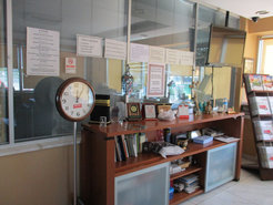 Inside a company office.